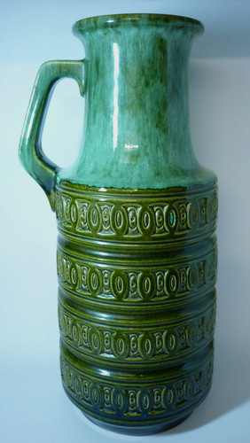 West german floor vase - floor,