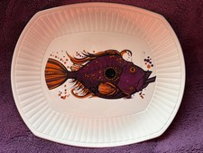 "AQUARIUS" (FISH SERIES) English Ironstone BY WASHINGTON POTTERY STAFFORDSHIRE