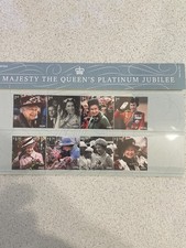 1 x GB Stamps Presentation Packs "Queen Platinum Jubilee" -FV £13.60 -Pack No.61