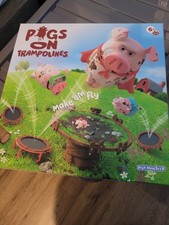 PIGS ON TRAMPOLINES GAME 100% COMPLETE PLAY MONSTERS FREE UK POST
