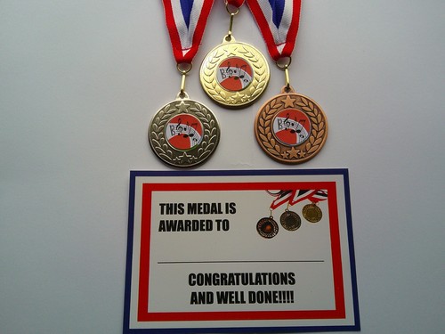 Music medals 50mm metal with - music,