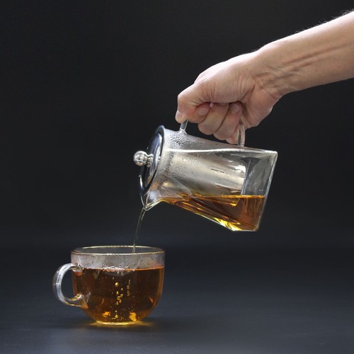 Glass infuser teapot - teapot,
