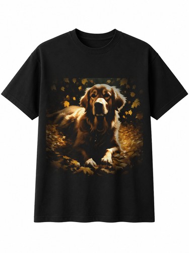 Fantasy art golden retriever - fantasy,