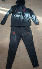Men’s Nike Air Jordan Small Fit Full Tracksuit Medium Black Paris Saint Germain