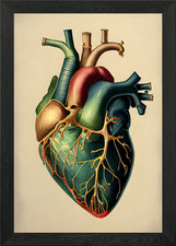 Vintage Anatomical Heart