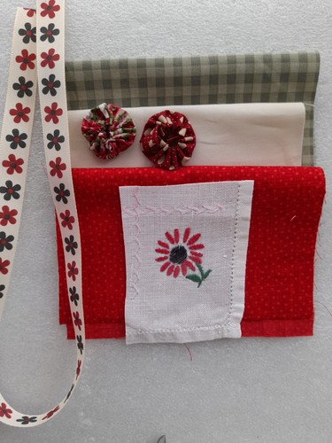 Vintage embroidered linen - vintage,