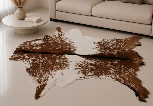 Genuine goat hide hair - hide, on