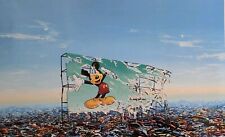 Jeff Gillette Mickey Billboard Plastic Hand Signed With Certificate Of Auth..