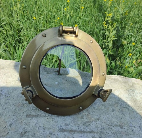 Antique porthole 12inches - antique,