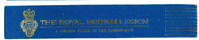 Leather Bookmark Royal British Legion British Armed Forces Badge Army Blue Gift