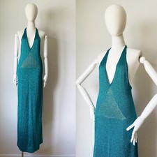 MARY QUANT GOWN- Teal Dress