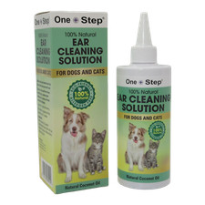 Pet Ear Cleaner Dog % Cat, Remove Mites,Itching,Wax,Odours, 100% Natural, 237mL