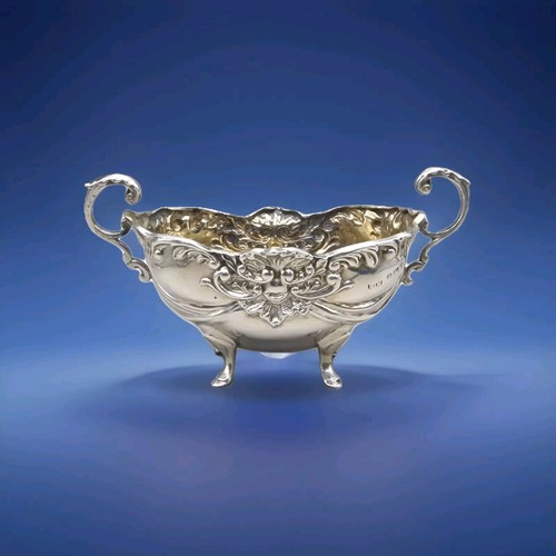 Antique sterling silver salt - sterling,