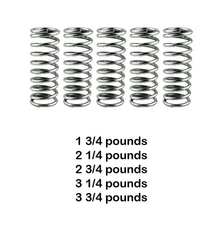 Pull weight tuning - weight, spring
