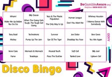 Fun Music Game Disco Bingo -