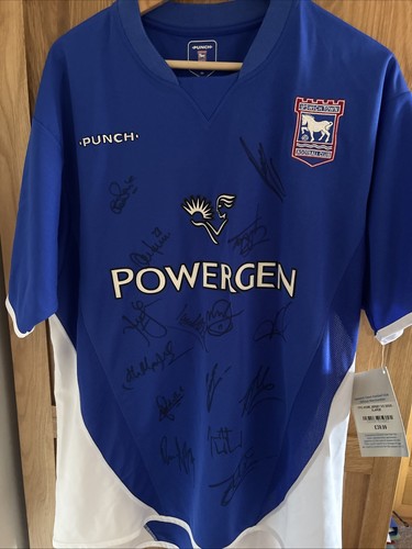 Ipswich town signed - signed, shirt