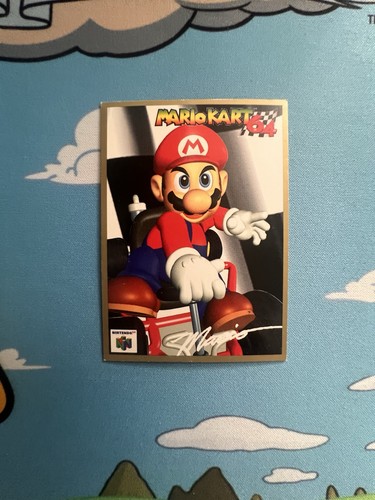 Mario kart card 1 - mario, 64