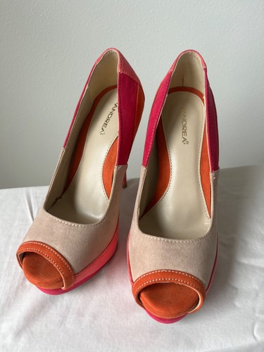 Andrea colorblock peep - colorblock,