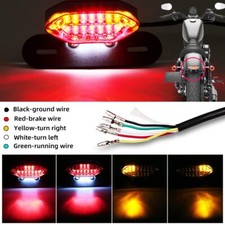 Motorcycle Motorbike Tail Light LED Brake Rear Lights Indicators Lamp Universal