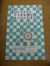26/08/1969 Queens Park Rangers