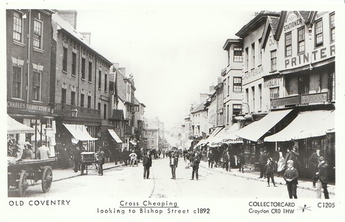 Warwickshire postcard old - postcard-,