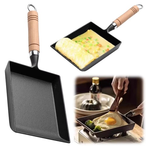 Frying tamagoyaki omelette - frying,