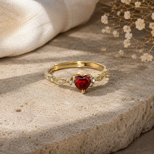 Gold and silver love heart - and,