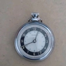 Vintage 1967 Ingersoll Pocket Watch Serviced New Crystal Centre seconds  hand