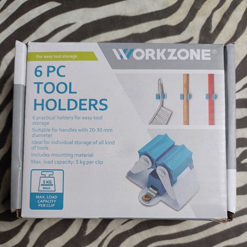 Tool holder clip for - tool, wall