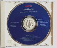 Quick Restore CD for Compaq
