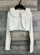 Monsoon Girls Bolero Cardigan Aged 11-12 Years Ivory Wedding Flower Girl