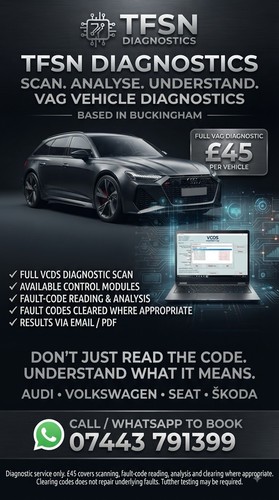 Vag vcds diagnostic scan - vag, audi