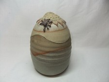 Lidded Pot Jar Honey Bee