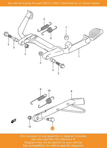 Suzuki bolt 09111 - suzuki, 09111-10027