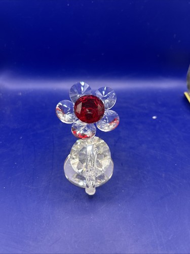 Red crystal flower - crystal,