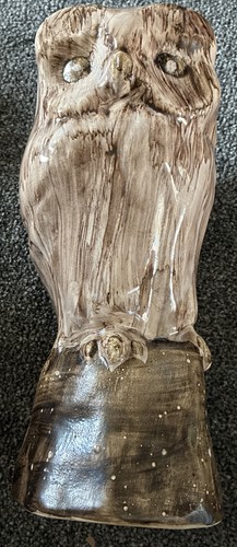 David sharp rye pottery owl - sharp,