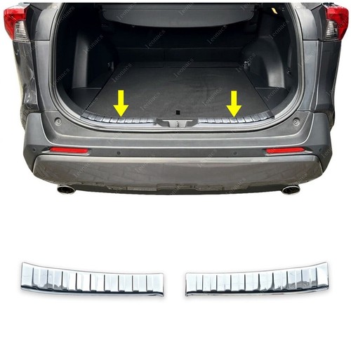 Chrome rear bumper protector - rear,