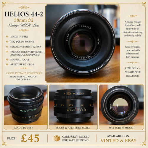 Helios 44m 58mm - 44m-2,