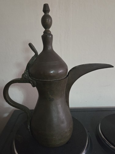 Middle eastern brass dallah - brass,