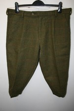 Vtg RY Country green tweed England breeches plus fours W 38 L 20 sports revival
