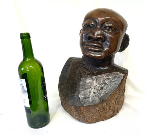 Large vintage hardwood african - large,