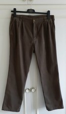 Men's Cotton Traders Khaki Brown Casual Trousers Size 36 Waist
