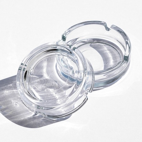 Set round thick glass - round,