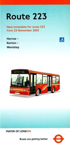 Route 223 london bus - route,