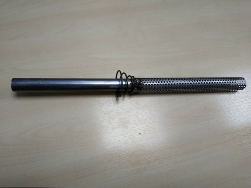 Baffle tube assembly for - assembly,