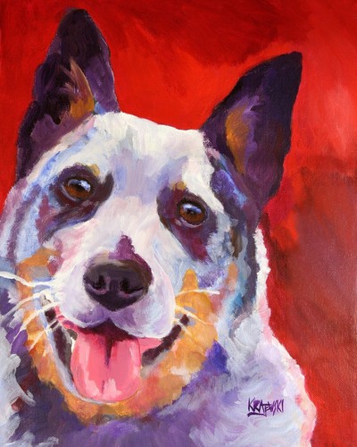 Australian cattle dog print - australian,