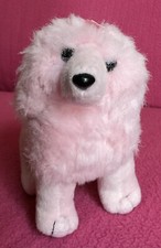 1994 Puppy In My Pocket Pink Poodle Dog Soft Plush Toy Small 5.5” x 5” Vivid