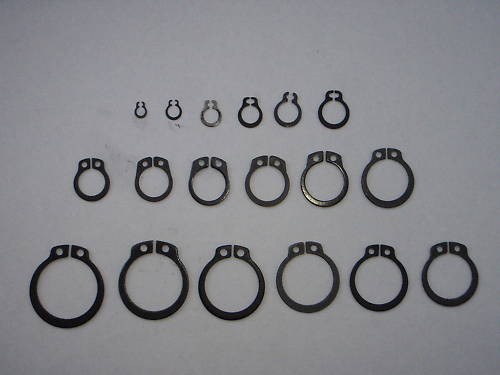 Steel external circlips - external,