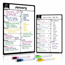 Magnetic Weekly Planner Fridge
