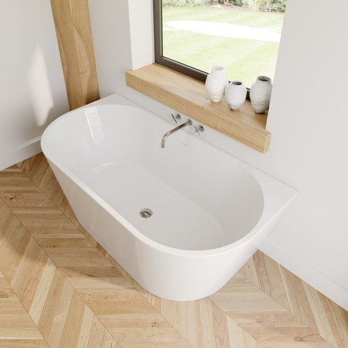 Freestanding back wall - back,